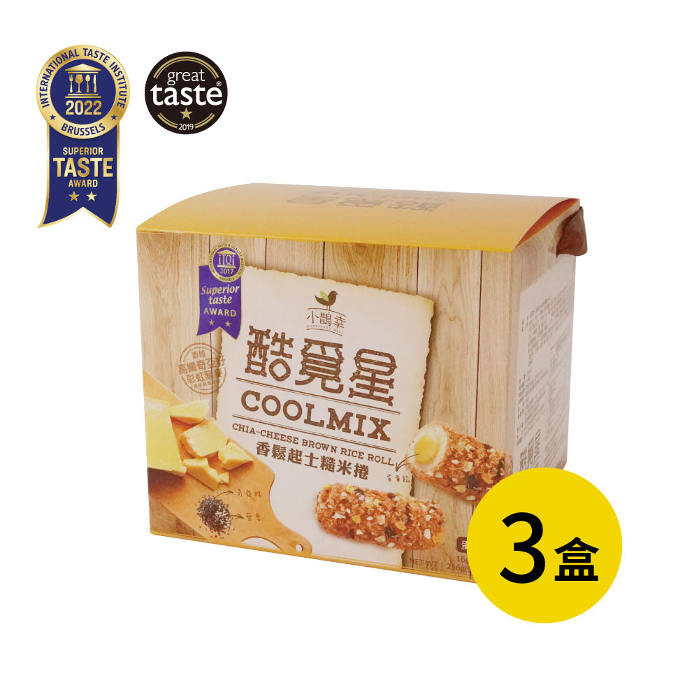 【酷覓星】香鬆起士糙米捲 3盒組(16入/盒)